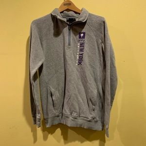 Women’s NYU half-zip sweatshirt